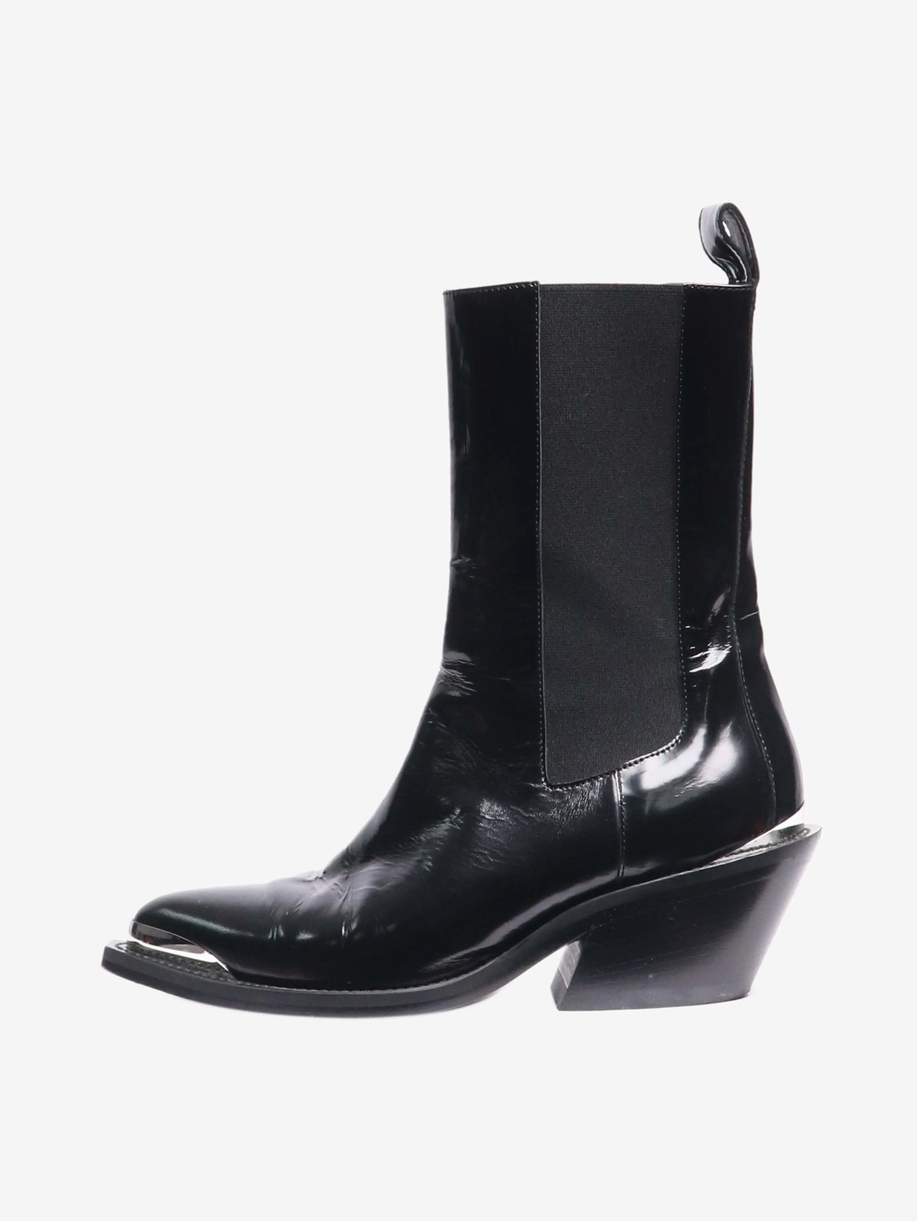 Black Chelsea boots - size EU 38
