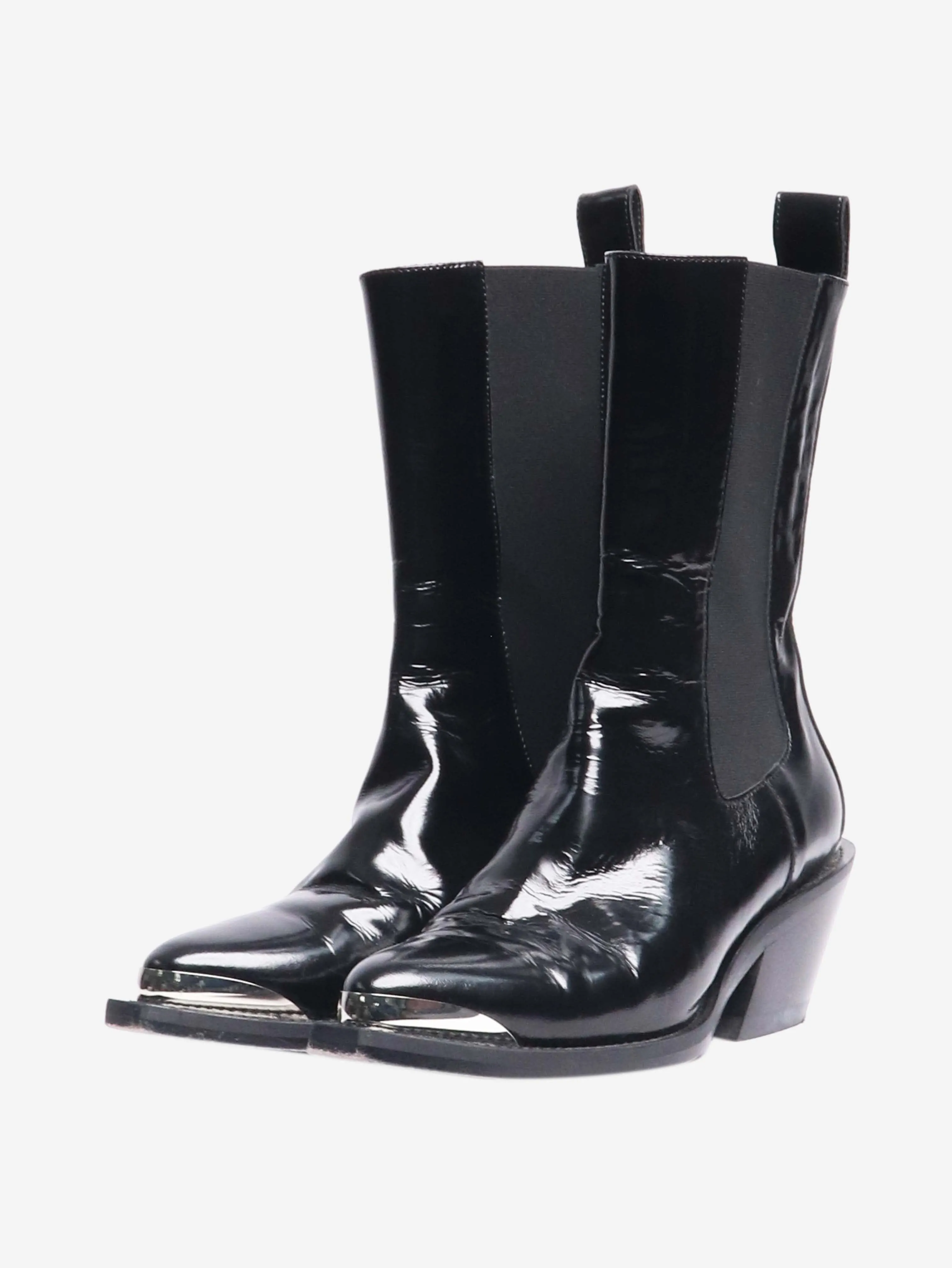 Black Chelsea boots - size EU 38