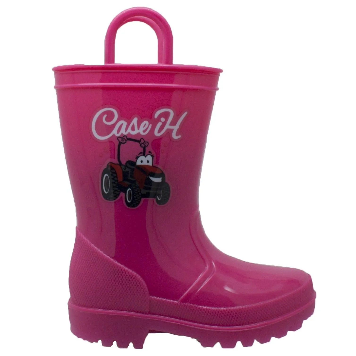 Case IH Children's PVC Boot with Light-Up Outsole Pink