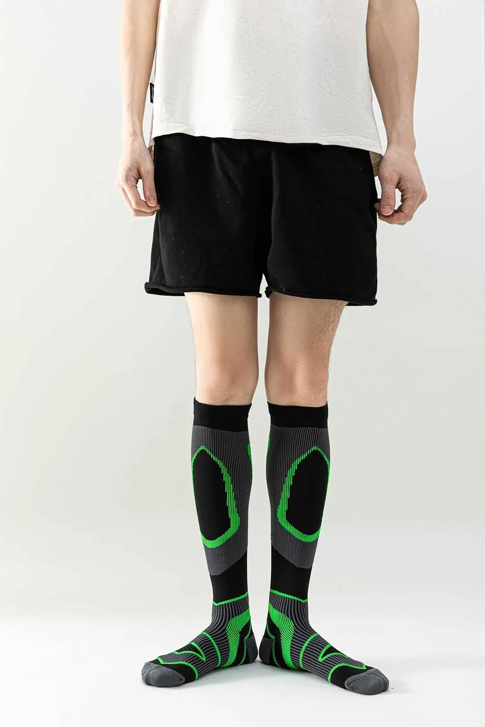 Compression Socks 20-30 mmHg Men and Women for Running, Travel