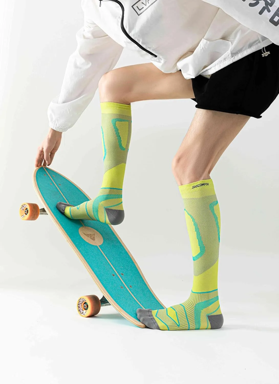 Compression Socks 20-30 mmHg Men and Women for Running, Travel