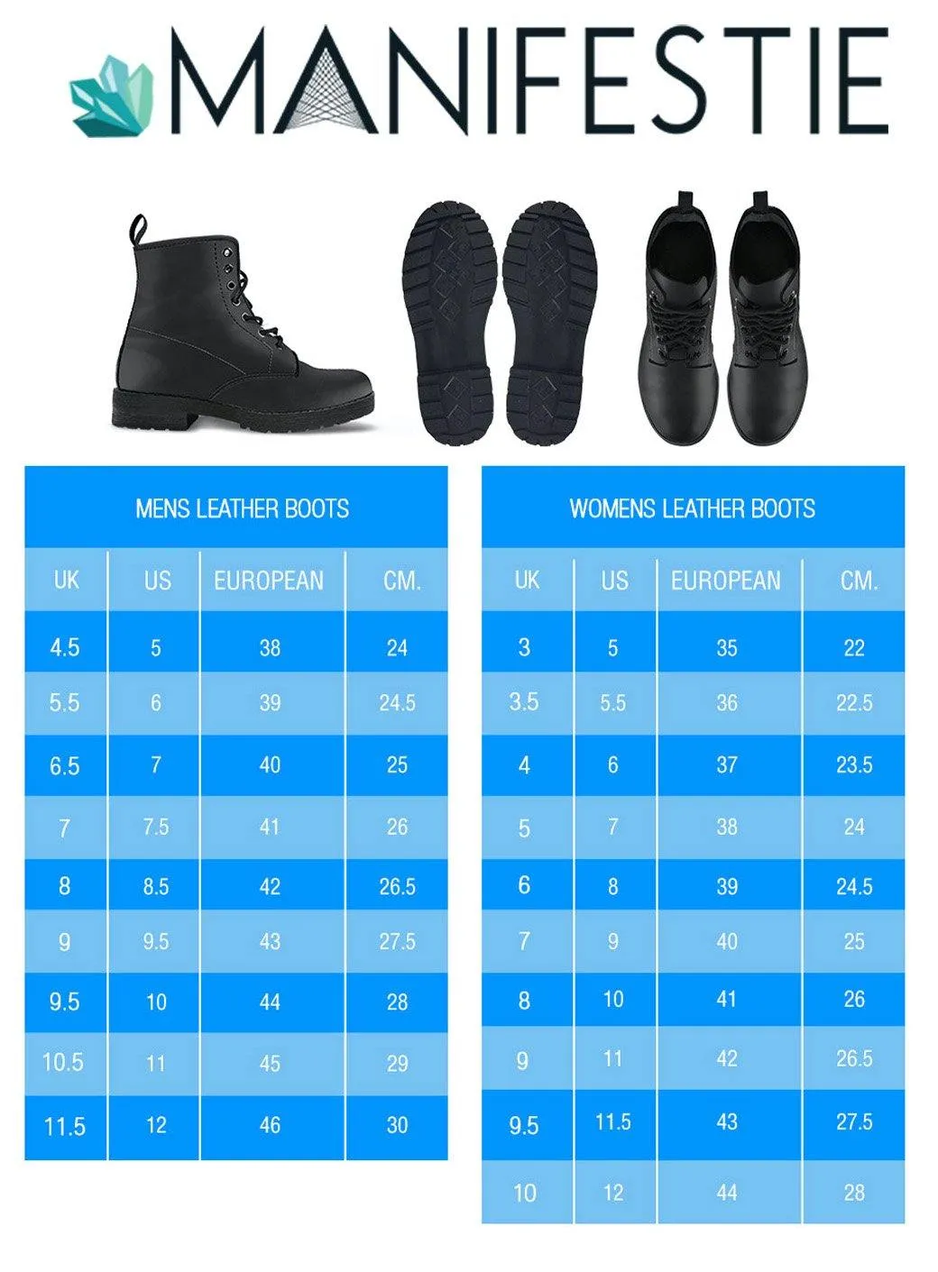 Dark Teal  Memory Foam Boots | All Season Lace Up Boots | Vegan Leather Combat Boot by Manifestie