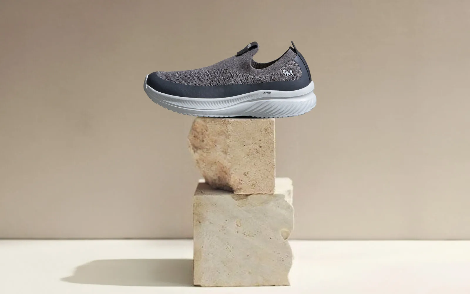 Ease Walk Slip Ons : Grey