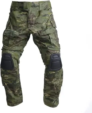 EMERSONGEAR Gen3 Paintball Pants with Knee Pads,Combat Trousers Army Airsoft Combat BDU Pants