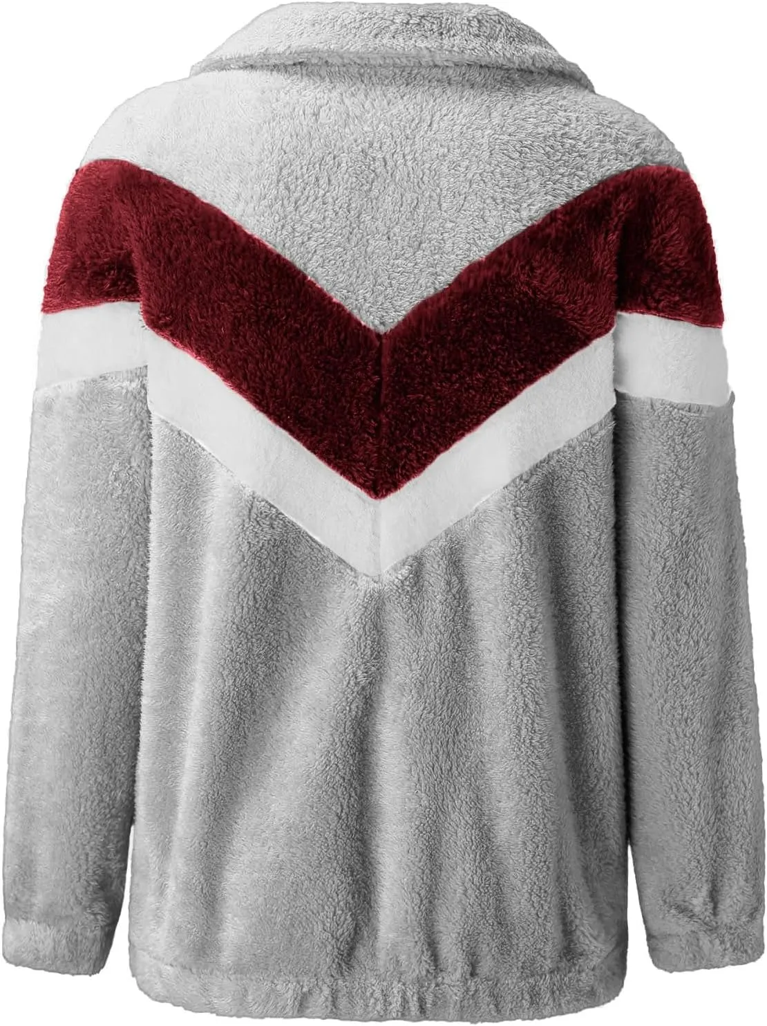 LCMTWX Fleece Jacket Women Casual Coat Outdoor Slim Coffee Outwear Plush Long Cardigan Trendy Warm Oversized Fluffy Womens