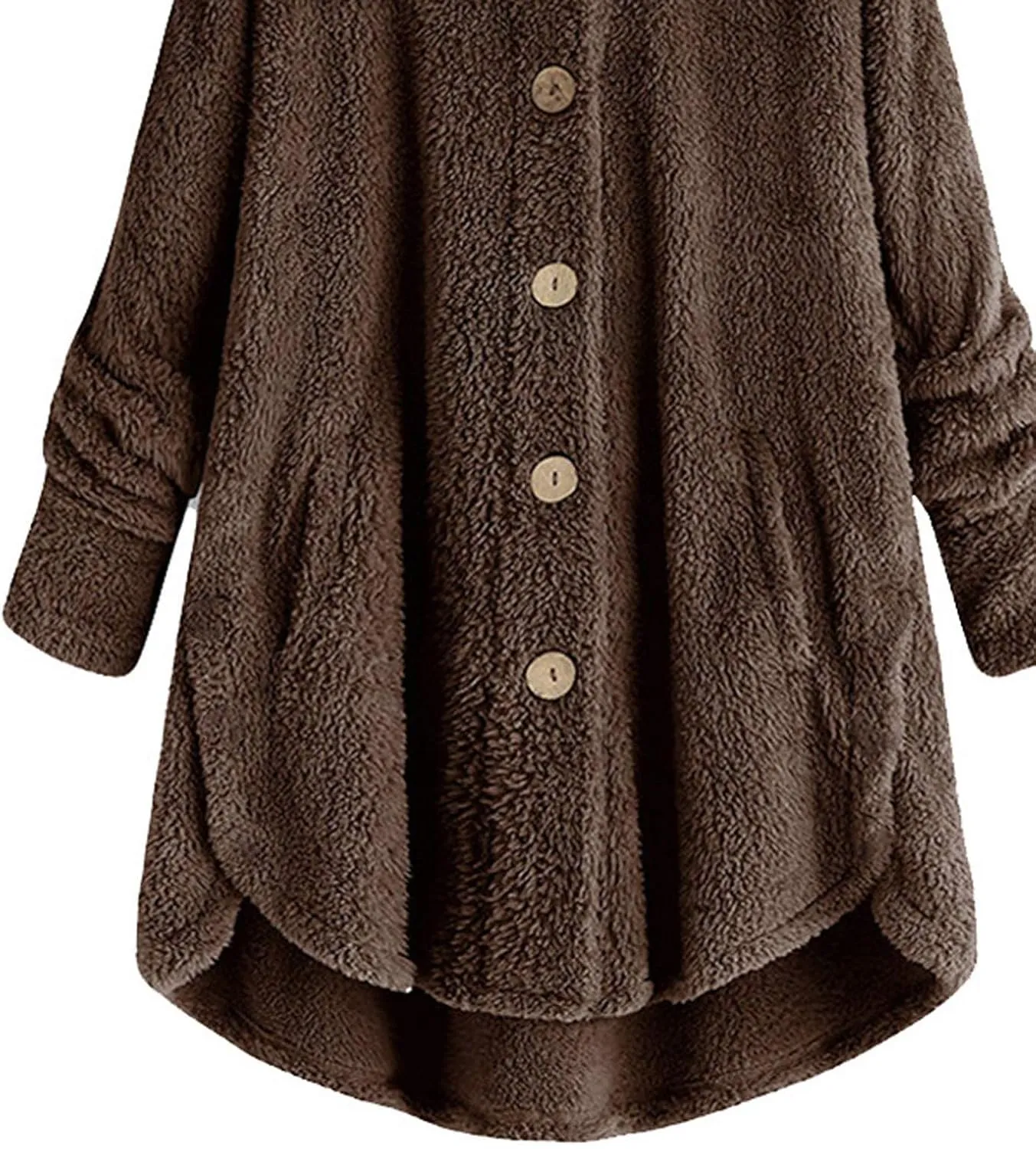 LCMTWX Women's Coats Basic Long Jacket Coat Trendy Color Block Winter Drawstring Hoodie Snow Coat Shaggy Warm Winter Fleece