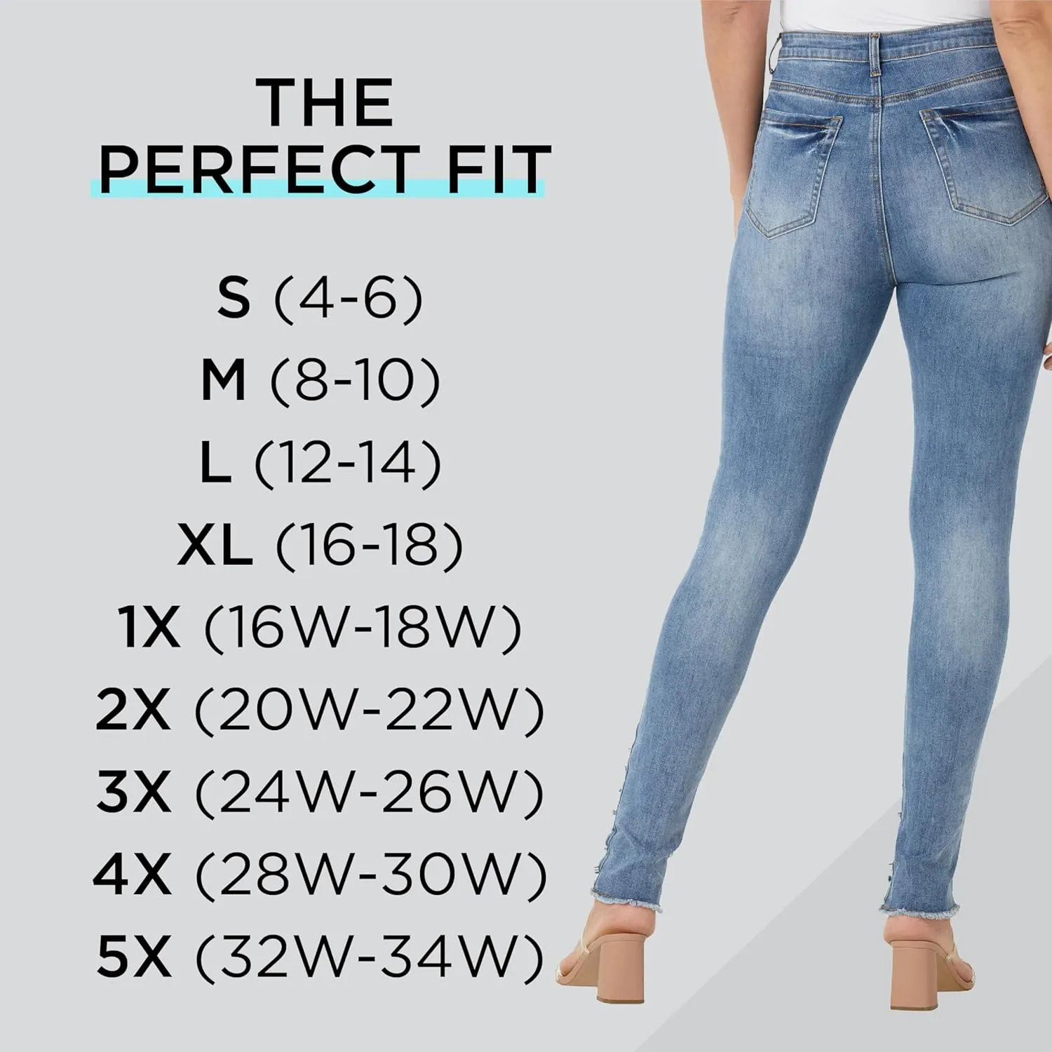Masseys Women's Rhinestone Cutout Skinny Jeans