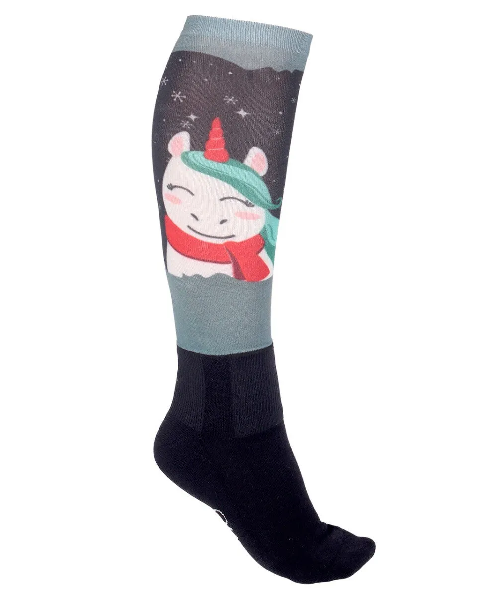 QHP Knee Socks Holiday Cheery