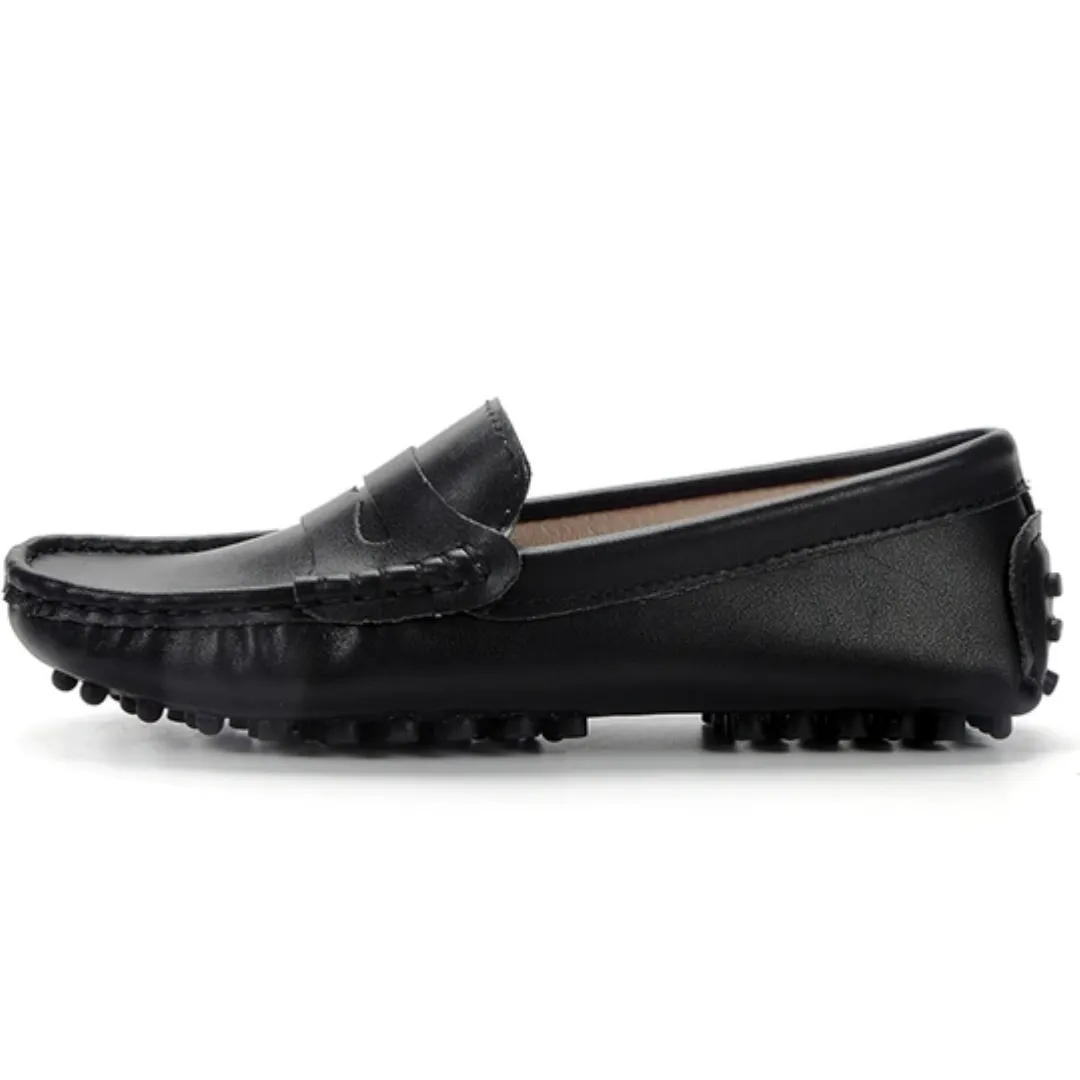 Sika Women's Flat Leather Loafer Shoes