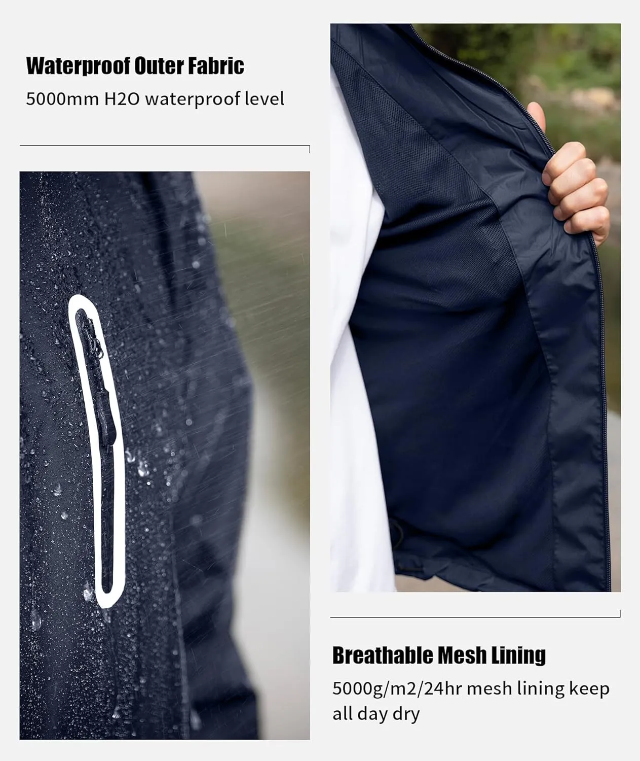 SWISSWELL Men's Heavy Duty Work Utility Rain Gear Suit Jacket and Rain Bibs Pants Waterproof for Fishing Sailing Boating