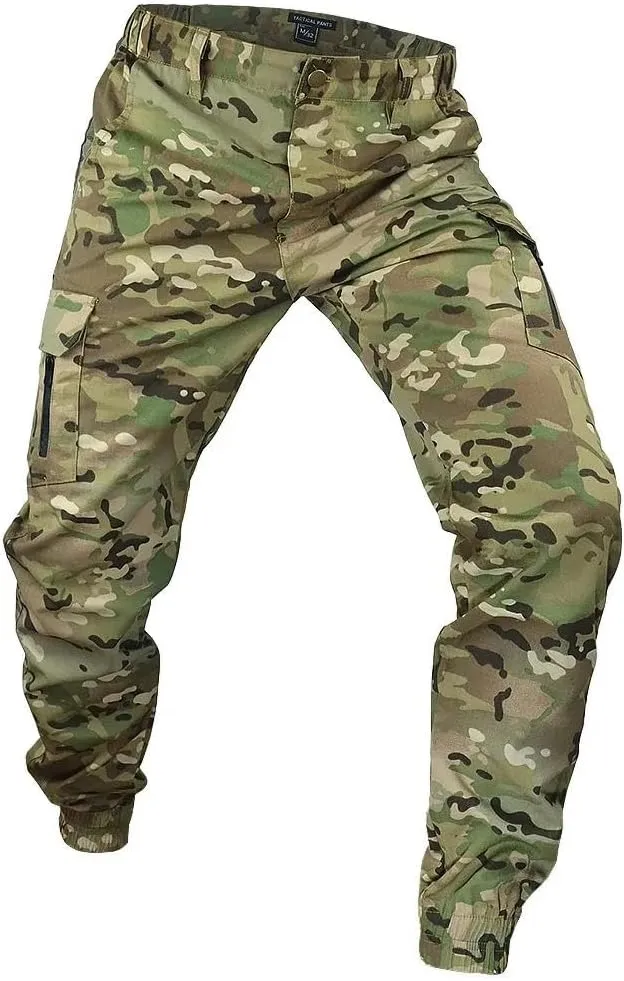 Tactical Joggers Ripstop Cargo Pants Working Clothing Hiking Lightweight Trousers Men's Streetwear
