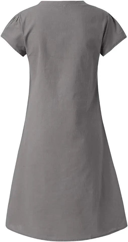 Women Summer Style Feminino Vestido T-Shirt Cotton Casual Plus Size Dress