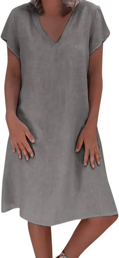 Women Summer Style Feminino Vestido T-Shirt Cotton Casual Plus Size Dress